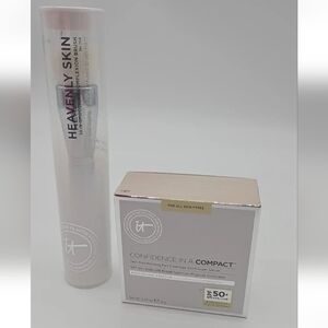 NIB It Cosmetics Confidence in a Compact and Brush #704 Bundle NEW SEALED